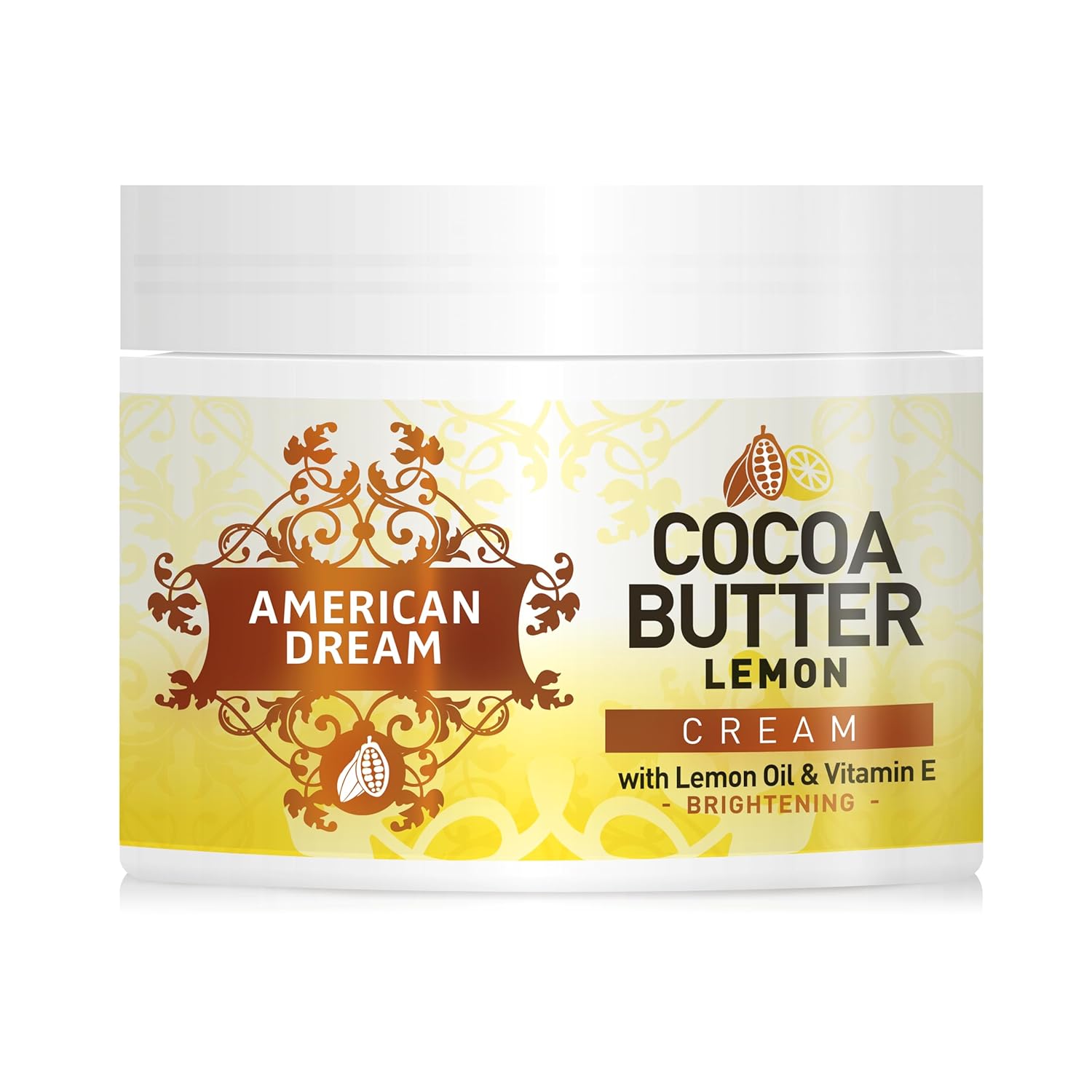 American Dream Cocoa Butter Lemon Cream With Lemon Oil